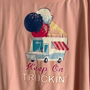 Ice Cream Truck Women’s PJs- Pink Size L